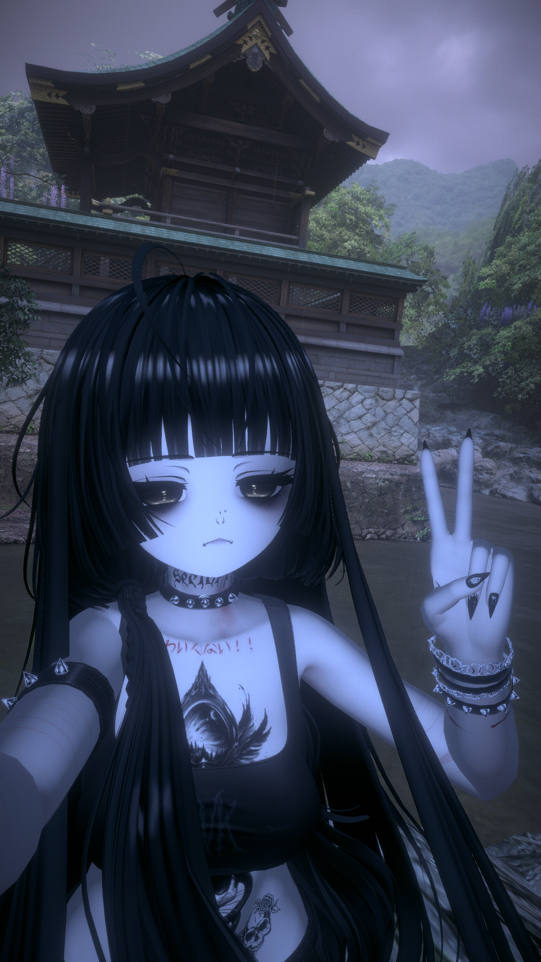 my selfie inside vrchat as my avatar